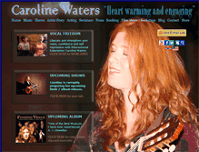 Tablet Screenshot of carolinewaters.com